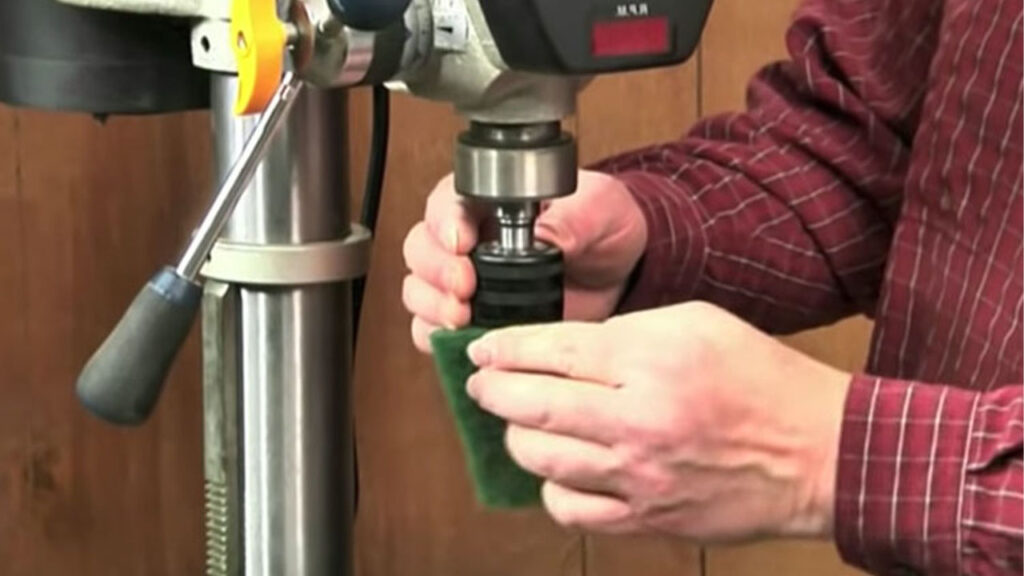 Steps on how to maintain a drill press.